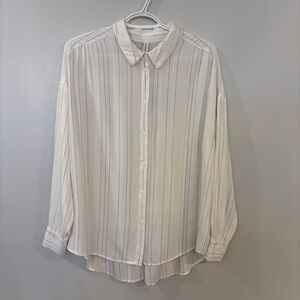 Gentle Fawn button up long sleeve blouse 100% Rayon